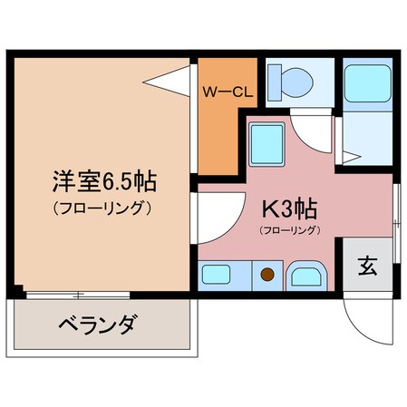 伊勢市駅 徒歩4分 2階の物件間取画像